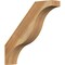 Ekena Millwork 4"W x 20"D x 20"H Funston Rough Sawn Knee Brace, Western Red Cedar BRC04X20X20FST00RWR - alternate 1